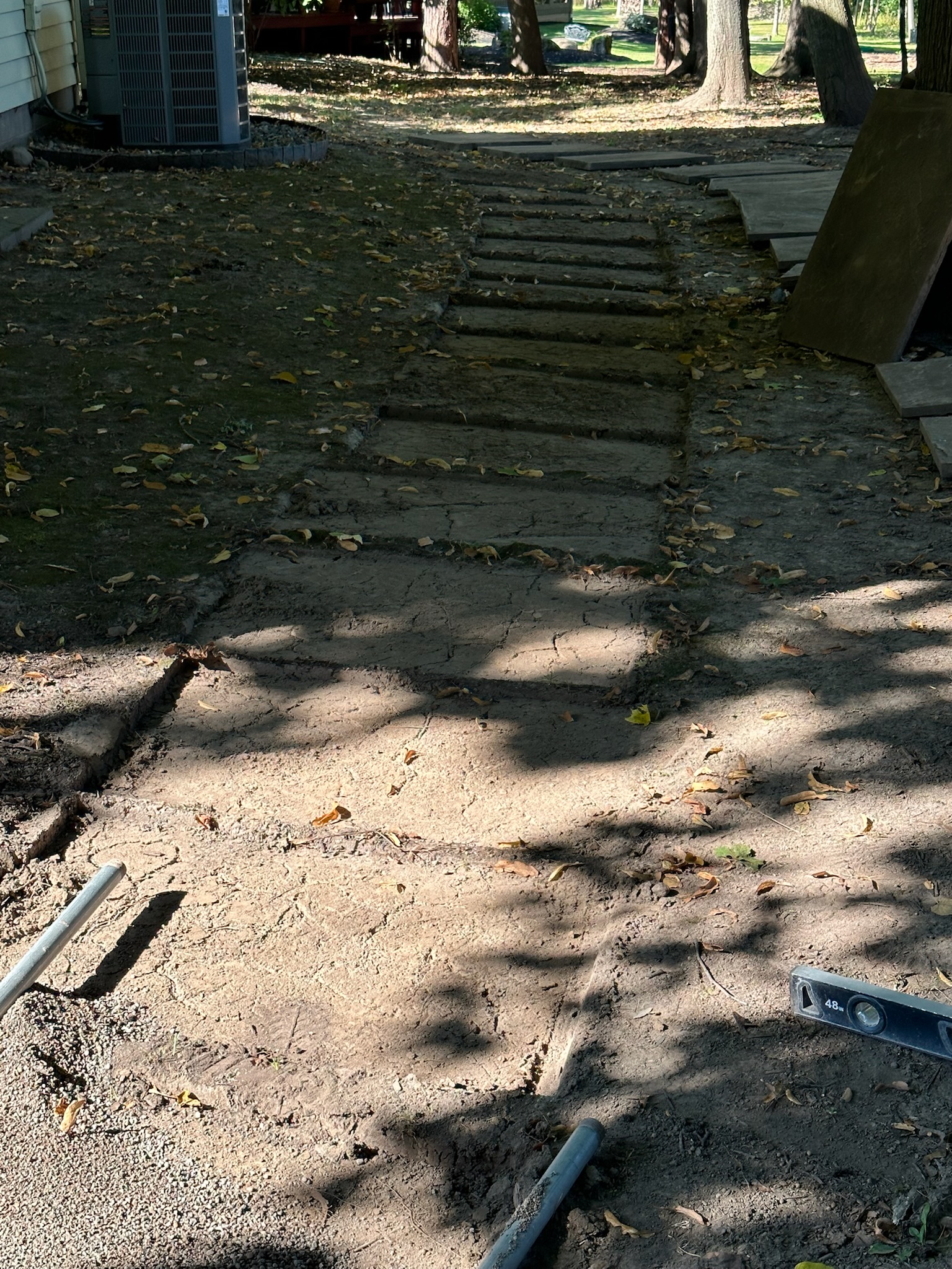 2023 entry walkway before photo 2